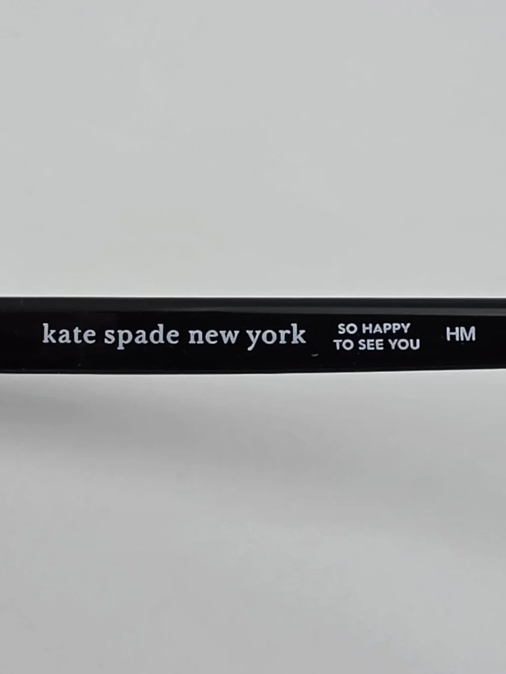 Kate Spade New York Audrina/G 807 Shiny Black Gold Cat Eye Eyeglasses Frame 53mm